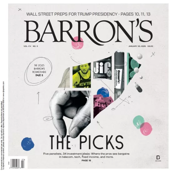 Barron’s Magazine-巴伦周刊2025.01.20期下载电子版PDF网盘杂志订阅-易外刊-英语外刊杂志电子版PDF下载网站