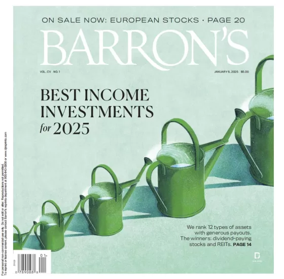 Barron’s Magazine-巴伦周刊2025.01.06期下载电子版PDF网盘杂志订阅-易外刊-英语外刊杂志电子版PDF下载网站