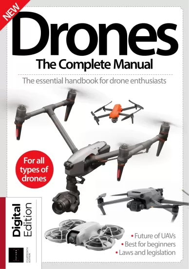 Drones The Complete Manual – 14th Edition, 2025 无人机完整手册 – 第 14 版，2025-易外刊-英语外刊杂志电子版PDF下载网站