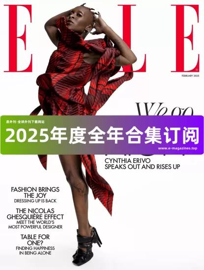 ELLE 时尚杂志2025年全年合集下载PDF电子版PDF网盘订阅-易外刊-英语外刊杂志电子版PDF下载网站