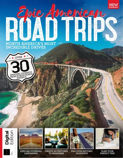 Epic American Road Trips – 3rd Edition, 2025 史诗般的美国公路旅行 – 第 3 版，2025-易外刊-英语外刊杂志电子版PDF下载网站