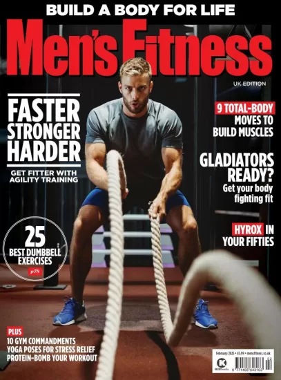 Men’s Fitness UK-男士健身杂志2025.02月号下载PDF电子版订阅-易外刊-英语外刊杂志电子版PDF下载网站