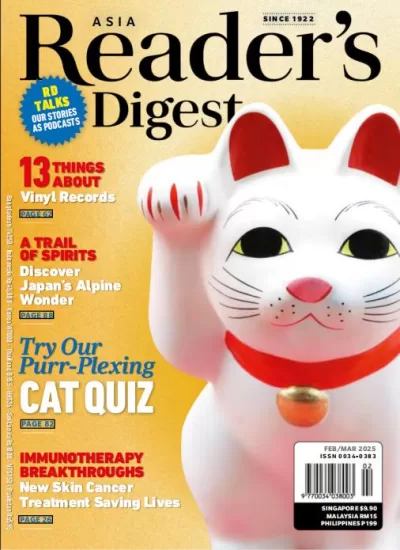 Reader’s Digest Asia-读者文摘2025.02&03月号下载PDF电子版订阅-易外刊-英语外刊杂志电子版PDF下载网站