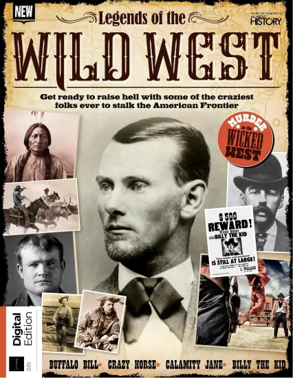 All About History – Legends of the Wild West, 4th Edition 2025 关于历史的一切 – 狂野西部传奇，第 4 版 2025-易外刊-英语外刊杂志电子版PDF下载网站