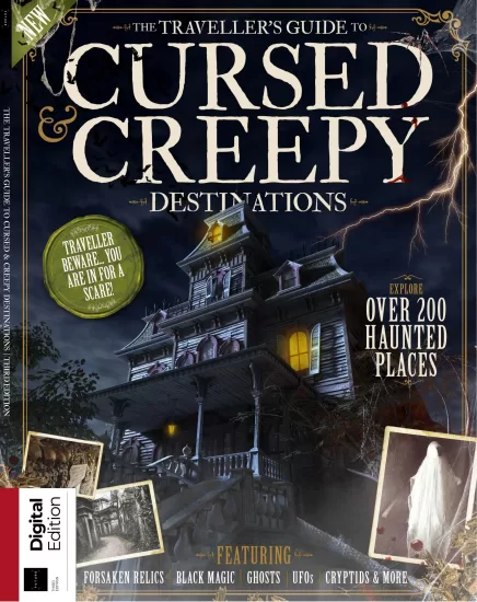 All About History - The Traveller's Guide to Cursed & Creepy Destinations, 3rd Edition 2025 关于历史的一切 旅行者指南：被诅咒和恐怖的目的地 第3版2025年-易外刊-英语外刊杂志电子版PDF下载网站