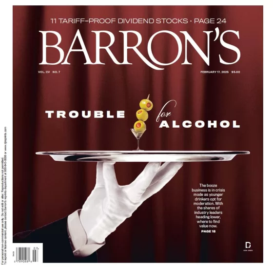 Barron’s Magazine-巴伦周刊2025.02.17期下载电子版PDF网盘杂志订阅-易外刊-英语外刊杂志电子版PDF下载网站