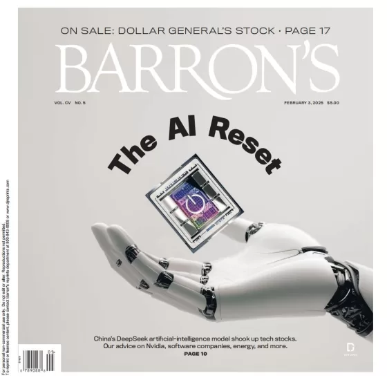 Barron’s Magazine-巴伦周刊2025.02.03期下载电子版PDF网盘杂志订阅-易外刊-英语外刊杂志电子版PDF下载网站