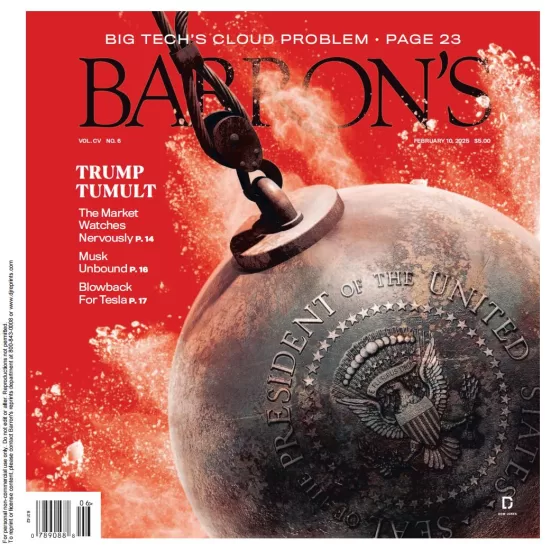 Barron’s Magazine-巴伦周刊2025.02.10期下载电子版PDF网盘杂志订阅-易外刊-英语外刊杂志电子版PDF下载网站