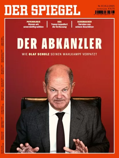 Der Spiegel-明镜周刊2025.02.15期下载PDF电子版德语杂志网盘订阅-易外刊-英语外刊杂志电子版PDF下载网站