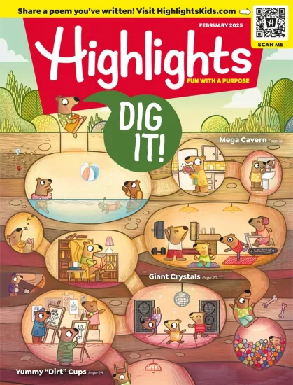 Highlights for Children-2025.02月号下载PDF电子版网盘订阅-易外刊-英语外刊杂志电子版PDF下载网站