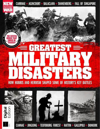 History Of War Greatest Military Disasters – 3rd Edition, 2025 战争史：最伟大的军事灾难 第三版，2025年-易外刊-英语外刊杂志电子版PDF下载网站