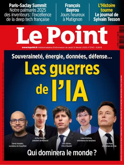 Le Point N.2742 – 13 Février 2025-易外刊-英语外刊杂志电子版PDF下载网站