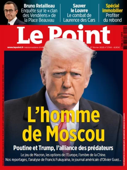 Le Point N.2744 – 27 Février 2025-易外刊-英语外刊杂志电子版PDF下载网站