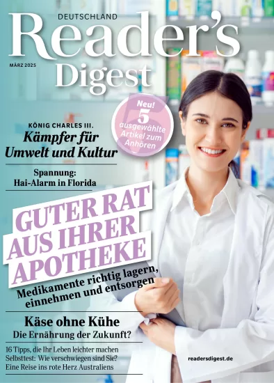 Reader’s Digest Germany – März 2025-易外刊-英语外刊杂志电子版PDF下载网站