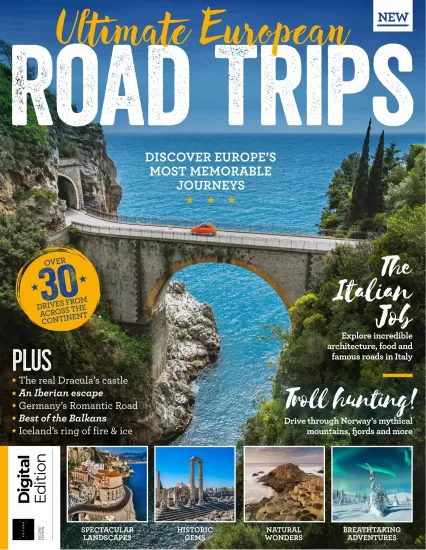 Ultimate European Road Trips – 2nd Edition 2025 终极欧洲公路旅行 – 第二版 2025-易外刊-英语外刊杂志电子版PDF下载网站