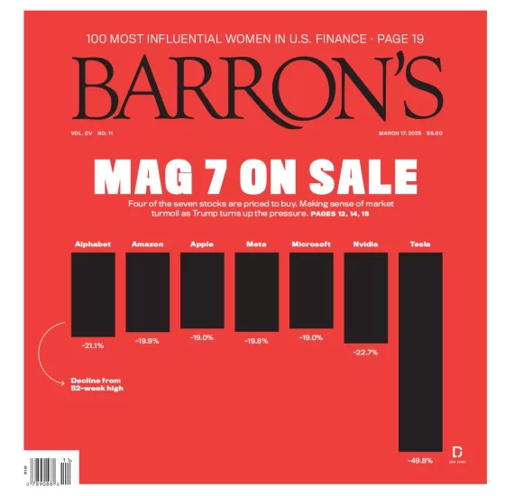 Barron’s Magazine-巴伦周刊2025.03.17期下载电子版PDF网盘杂志订阅-易外刊-英语外刊杂志电子版PDF下载网站