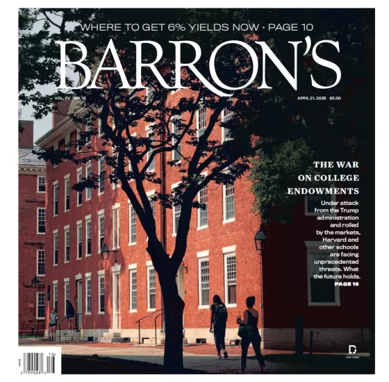 Barron’s Magazine-巴伦周刊2025.04.21期下载电子版PDF网盘杂志订阅-易外刊-英语外刊杂志电子版PDF下载网站