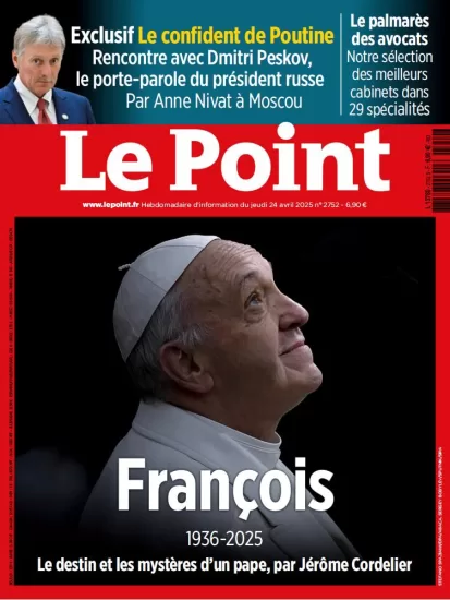 Le Point N.2752 - 24 Avril 2025-易外刊-英语外刊杂志电子版PDF下载网站