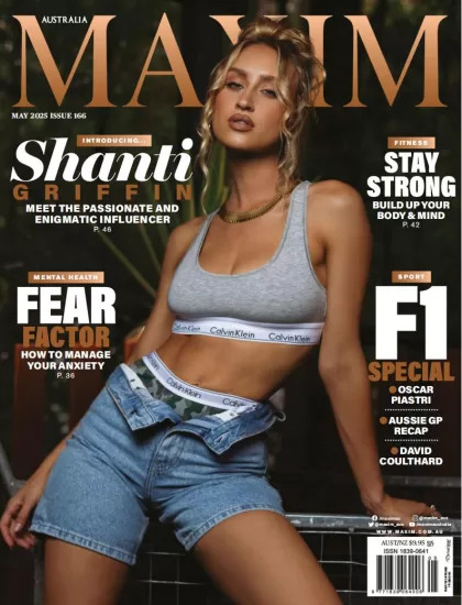 Maxim Australia-马克西姆2025.05月号下载PDF电子版网盘订阅-易外刊-英语外刊杂志电子版PDF下载网站