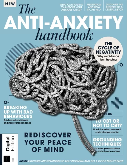 The Anti-Anxiety Book - 4th Edition, 2025 抗焦虑手册 - 第四版，2025年-易外刊-英语外刊杂志电子版PDF下载网站