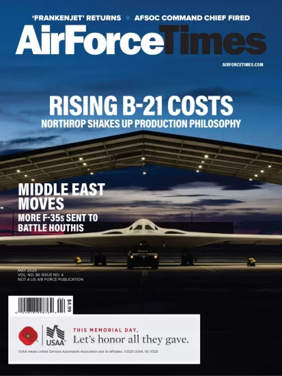 Air Force Times-空军时报2025.05月号下载订阅-易外刊-英语外刊杂志电子版PDF下载网站