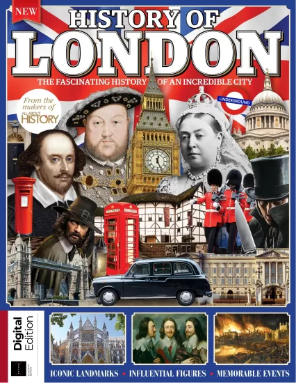 All About History - History of London, 11th Edition 2025 关于历史的一切 - 伦敦历史，第11版2025-易外刊-英语外刊杂志电子版PDF下载网站