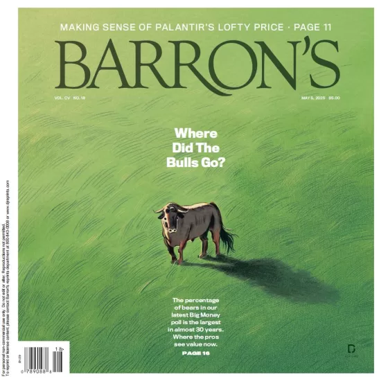 Barron’s Magazine-巴伦周刊2025.05.05期下载电子版PDF网盘杂志订阅-易外刊-英语外刊杂志电子版PDF下载网站