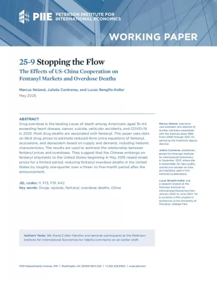 【彼得森】阻止芬太尼流入：中美合作对芬太尼市场和过量用药死亡的影响-易外刊-英语外刊杂志电子版PDF下载网站