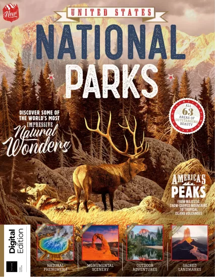 United State National Parks - 3rd Edition 2025 美国国家公园 - 第三版 2025-易外刊-英语外刊杂志电子版PDF下载网站