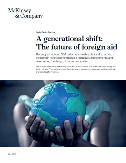 【麦肯锡】世代交替：对外援助的未来-易外刊-英语外刊杂志电子版PDF下载网站