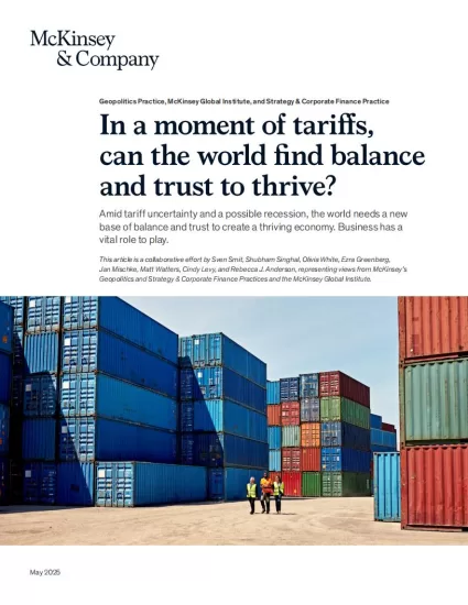 【麦肯锡】在关税时刻，世界能否找到平衡与信任以实现繁荣？-易外刊-英语外刊杂志电子版PDF下载网站