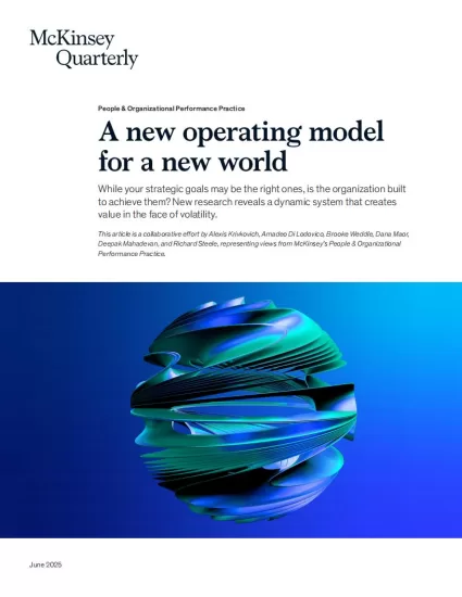 【麦肯锡】新世界的全新运营模式-易外刊-英语外刊杂志电子版PDF下载网站