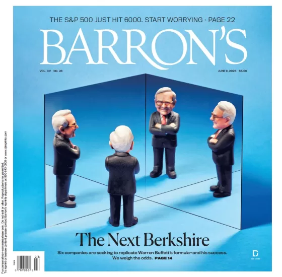 Barron’s Magazine-巴伦周刊2025.06.09期下载电子版PDF网盘杂志订阅-易外刊-英语外刊杂志电子版PDF下载网站