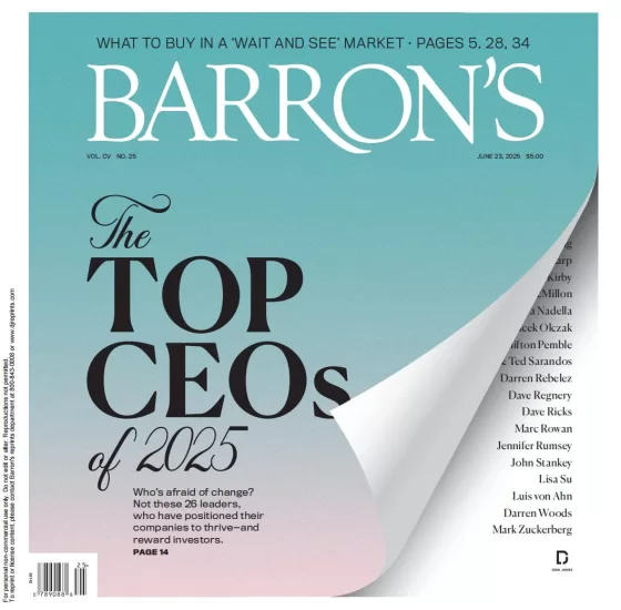 Barron’s Magazine-巴伦周刊2025.06.23期下载电子版PDF网盘杂志订阅-易外刊-英语外刊杂志电子版PDF下载网站