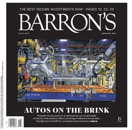 Barron’s Magazine-巴伦周刊2025.06.30期下载电子版PDF网盘杂志订阅-易外刊-英语外刊杂志电子版PDF下载网站