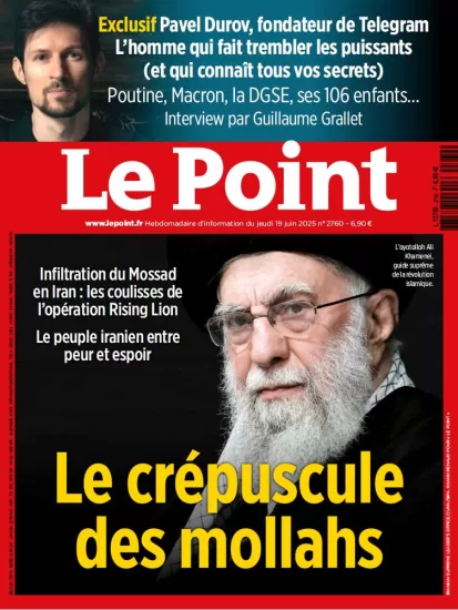 Le Point N.2760 - 19 Juin 2025-易外刊-英语外刊杂志电子版PDF下载网站