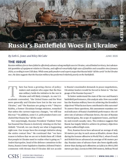 【CSIS】俄罗斯在乌克兰的战场困境-易外刊-英语外刊杂志电子版PDF下载网站