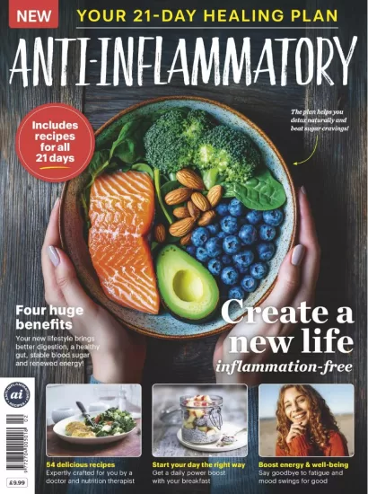 Anti-Inflammatory – Your 21 Day Healing Plan, 2025 抗炎 – 你的21天康复计划，2025年-易外刊-英语外刊杂志电子版PDF下载网站
