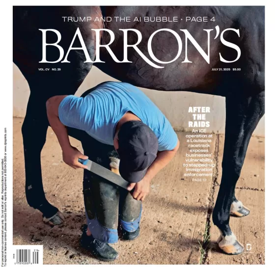 Barron’s Magazine-巴伦周刊2025.07.21期下载电子版PDF网盘杂志订阅-易外刊-英语外刊杂志电子版PDF下载网站