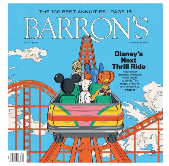 Barron’s Magazine-巴伦周刊2025.07.28期下载电子版PDF网盘杂志订阅-易外刊-英语外刊杂志电子版PDF下载网站
