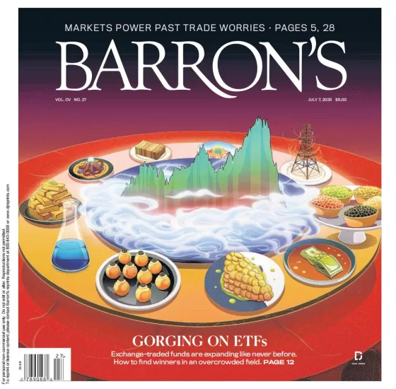 Barron’s Magazine-巴伦周刊2025.07.07期下载电子版PDF网盘杂志订阅-易外刊-英语外刊杂志电子版PDF下载网站