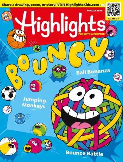 Highlights for Children-2025.08月号下载PDF电子版网盘订阅-易外刊-英语外刊杂志电子版PDF下载网站