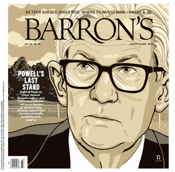 Barron’s Magazine-巴伦周刊2025.08.18期下载电子版PDF网盘杂志订阅-易外刊-英语外刊杂志电子版PDF下载网站