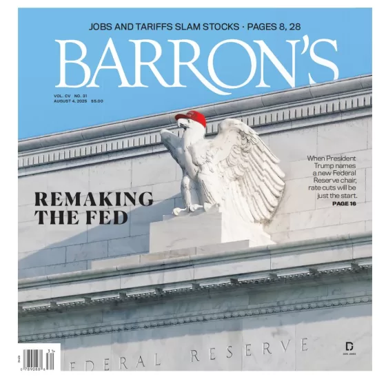 Barron’s Magazine-巴伦周刊2025.08.04期下载电子版PDF网盘杂志订阅-易外刊-英语外刊杂志电子版PDF下载网站