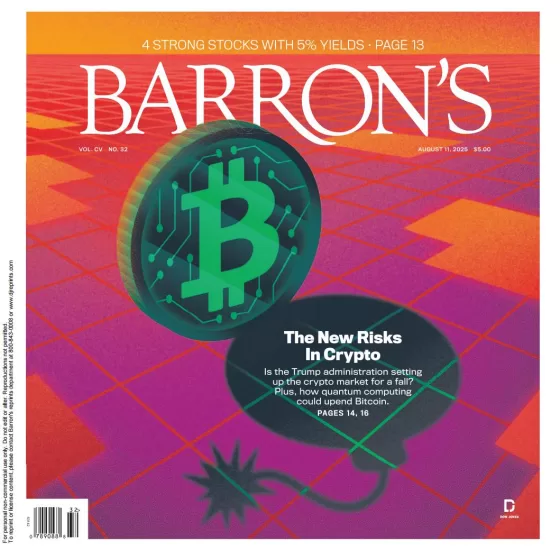 Barron’s Magazine-巴伦周刊2025.08.11期下载电子版PDF网盘杂志订阅-易外刊-英语外刊杂志电子版PDF下载网站