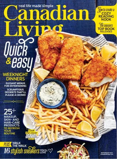 Canadian Living-加拿大生活2025.09月号下载PDF电子版网盘订阅-易外刊-英语外刊杂志电子版PDF下载网站