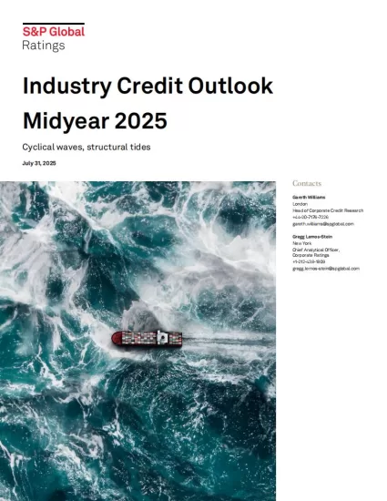 【标准普尔】2025年中期行业信贷展望：周期性浪潮与结构性潮流-易外刊-英语外刊杂志电子版PDF下载网站
