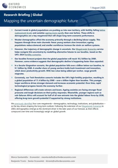 【牛津经济研究院】绘制不确定的人口未来：人口结构的变化是影响长期经济表现的关键大趋势-易外刊-英语外刊杂志电子版PDF下载网站