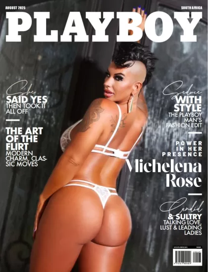 Playboy South Africa-花花公子杂志2025.08月号下载PDF电子版网盘订阅-易外刊-英语外刊杂志电子版PDF下载网站