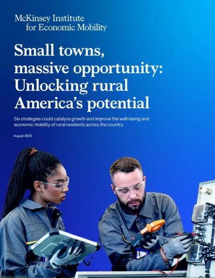 【麦肯锡】小城镇，大机遇：释放美国农村的潜力-易外刊-英语外刊杂志电子版PDF下载网站